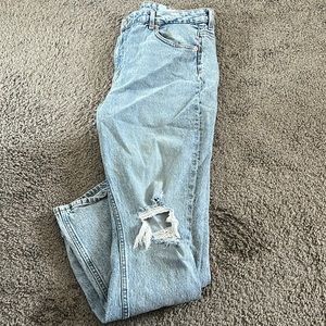 Ripped Knee Boyfriend Jeans